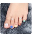 Toe Ring Heart Shaped TR-564